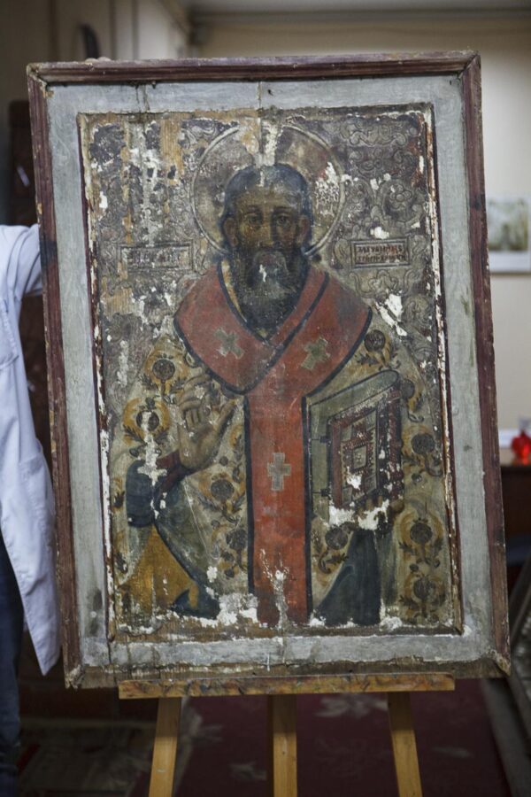 Iconostasi del 1650 dalla Chiesa della Discesa dello Spirito Santo a Rohatyn.